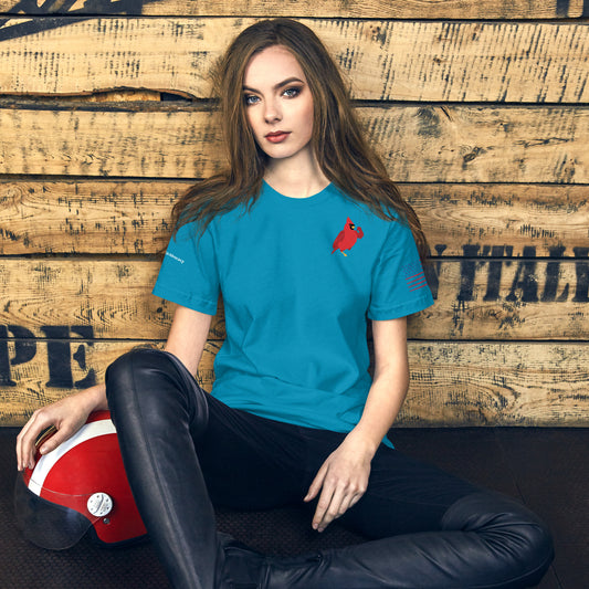 Military Style Red-Birds Shirt